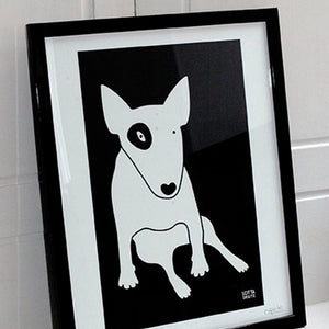 A3 POSTER BULL TERRIER