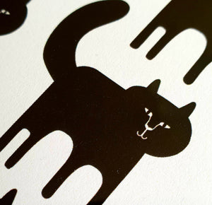 POCKET MIRROR BLACK CAT